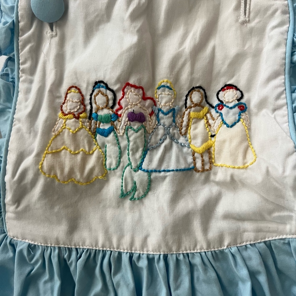 Charming Blue embroidered princess Dress - Picture 4 of 4